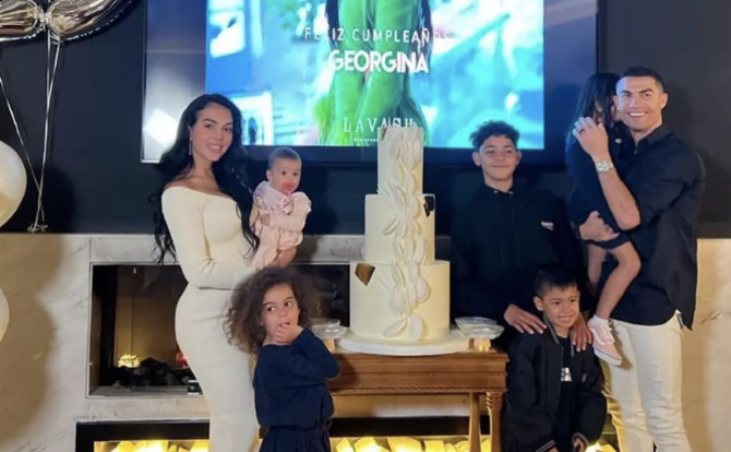 Georgina Rodriguez celebrates her birthday in Riyadh with Cristiano Ronaldo, children 