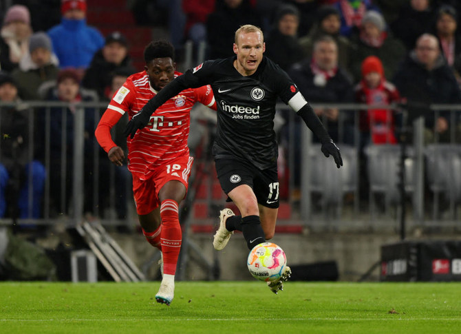 Bayern held at home to Frankfurt after Kolo Muani goal