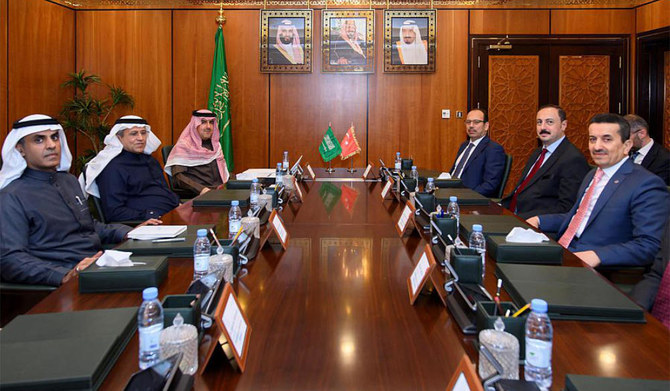 Saudi Arabia’s General Auditing Bureau president meets Turkish delegation in Riyadh. (SPA)