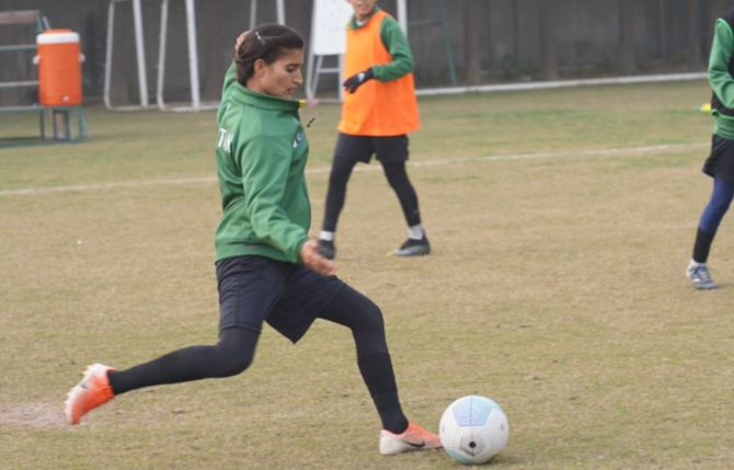 Women’s football tournament in Saudi Arabia motivates Pakistani player to strive for more