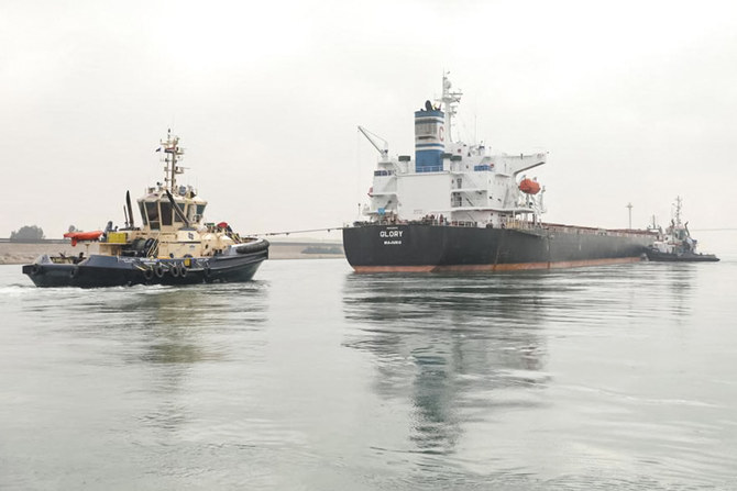 Suez Canal tugs working to move broken down tanker, shipping traffic unaffected: Sources