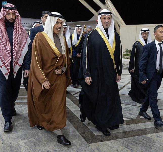 Saudi foreign minister arrives in Kuwait on official visit