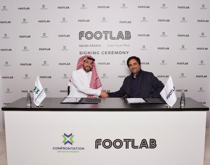 Cristiano Ronaldo and Rui Costa's Footlab has partnered with Saudi company Confrontation Entertainment. (Supplied/Footlab)