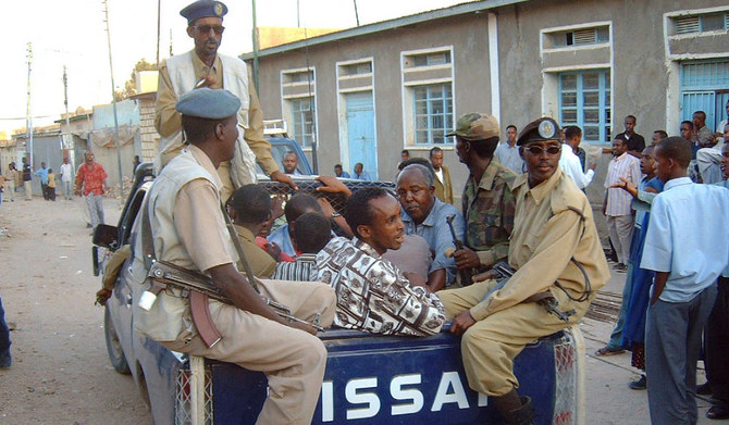 Somaliland police force guard in Hargeisa, Somaliland. (AFP file photo)