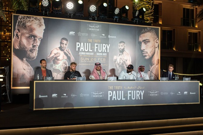 Jake Paul promises knockout of Tommy Fury in Riyadh