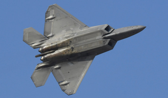 F-22 fighter jets have now taken out three objects in the airspace above the US and Canada over seven days. (AFP)