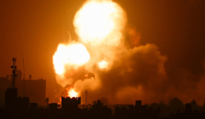 Explosions rock Gaza, Israel says it hit Hamas rocket factory