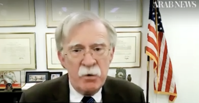 World now has an alternative to the nuclear deal: ‘the people of Iran,’ former US National Security Adviser John Bolton tells Arab News