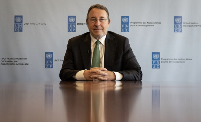 Administrator of the UN Development Programme, Achim Steiner. (File/AFP)