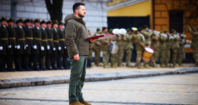 Ukraine’s longest day: Zelensky marks anniversary of Russian invasion 