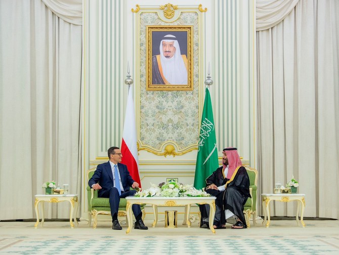 Saudi crown prince, Poland’s PM discuss ties
