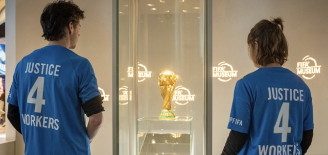 The letter and custom-designed football shirts were handed over to FIFA ahead of its annual conference in Rwanda on March 16.