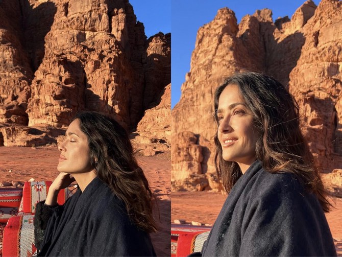 Hollywood star Salma Hayek visits Jordan’s Wadi Rum