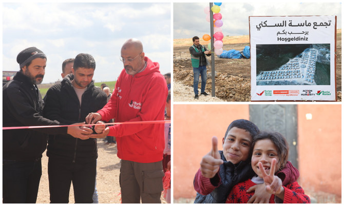 Charity opens village in for Syrians displaced by earthquake and conflict, named after child killed in quake