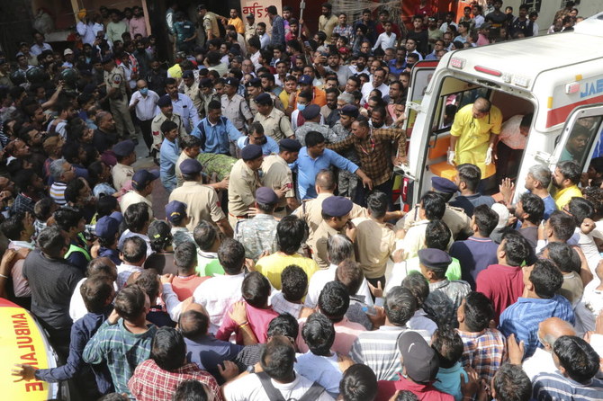 Death toll in India temple collapse rises to 35