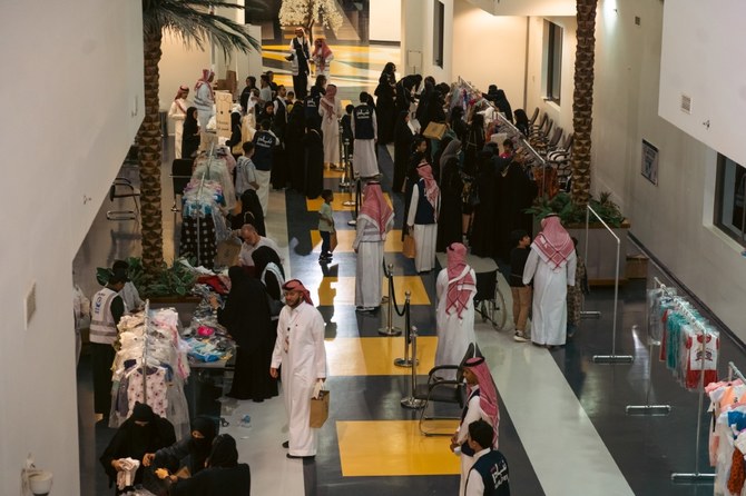 A view of the charity event in Riyadh. (AN photo by Abdulrahman bin Shalhoub)