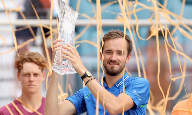 Medvedev beats Sinner in straight sets to clinch  Miami Open title