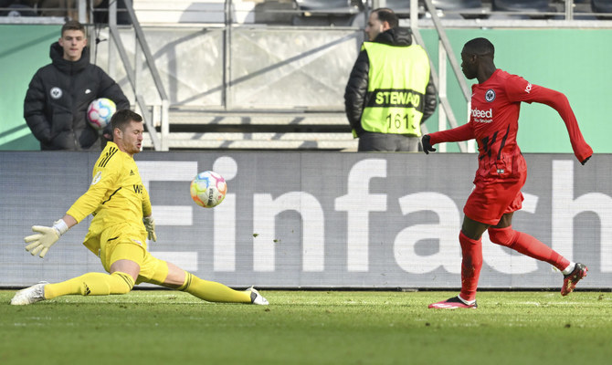 Kolo Muani sends Frankfurt into German Cup semifinals