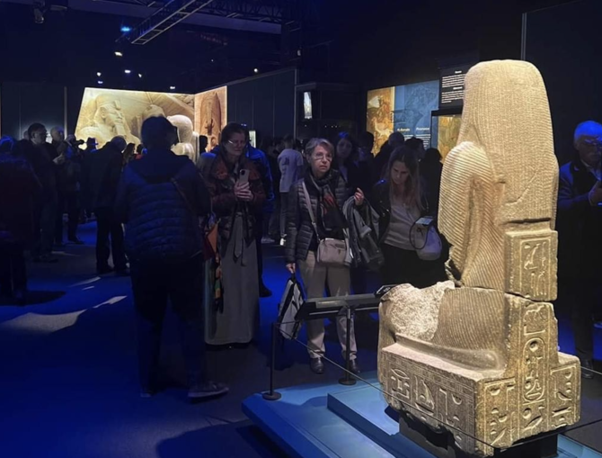 Around 10,000 people a day are expected to visit the “Ramses and Gold of the Pharaohs” at the Lafayette showroom. 