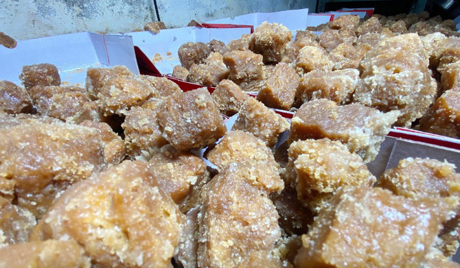The Rajjar mithai is one of the most popular Eid treats in Pakistan. (AN photo)