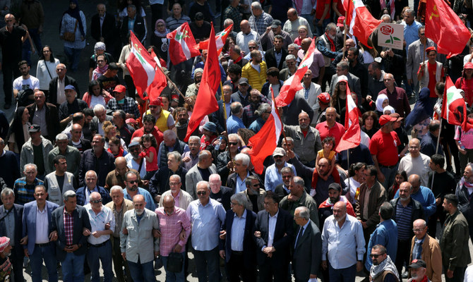 Lebanese mark Labor Day with protests demanding improved healthcare and social security