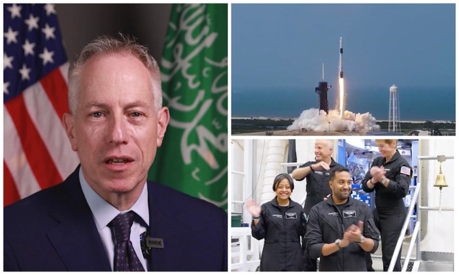 US ambassador wishes Saudi astronauts well before space mission