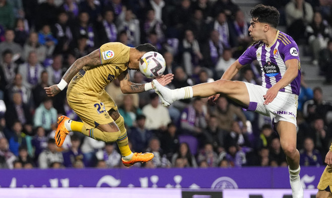 Valladolid beat champions Barca to boost salvation hopes