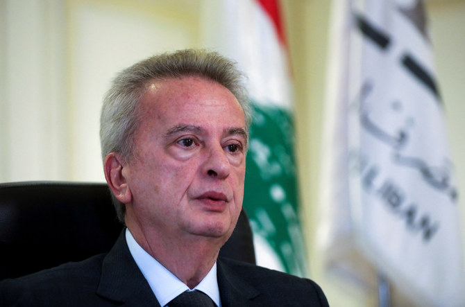 Lebanon’s Central Bank Governor Riad Salameh. (File/Reuters)