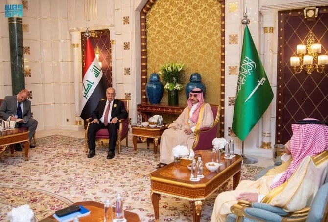 Saudi media minister meets Iraqi minister of culture