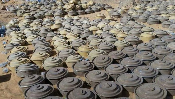 Saudi project dismantles 875 Houthi mines in Yemen within one week