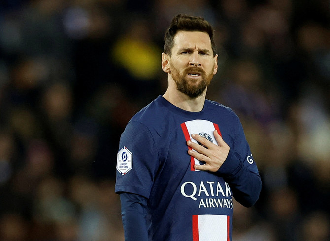 Paris St Germain's Lionel Messi. REUTERS