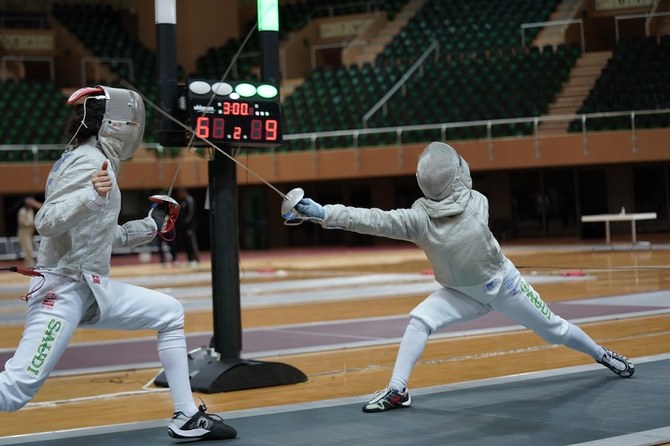 Saudi U-15, over-15 female fencers complete season