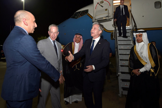 US Secretary of State Blinken arrives in Saudi Arabia