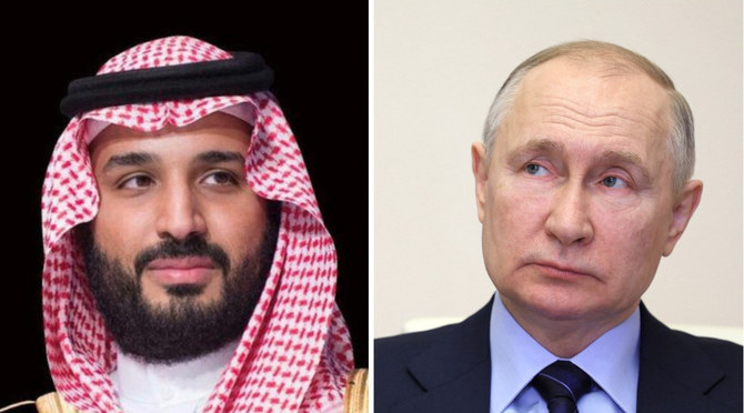 Saudi crown prince, Russia’s Putin discuss ties