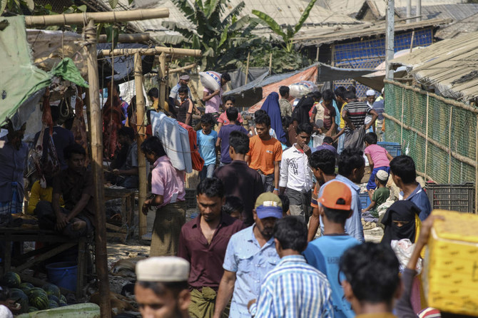 Rohingya refugees in Bangladesh camps protest demanding repatriation to Myanmar