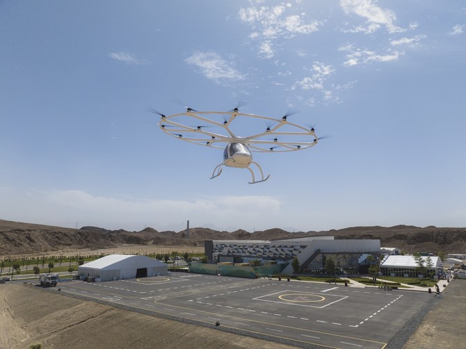 Saudi Arabia tests air taxi flights in NEOM in collaboration with Volocopter  