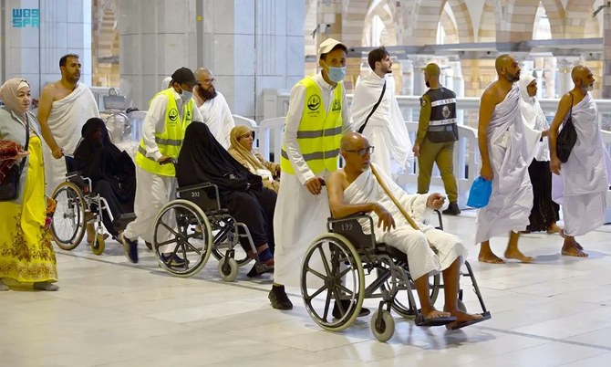 General Presidency for the affairs of the Grand Mosque and the Prophet's Mosque has supplied 9,000 wheelchairs.