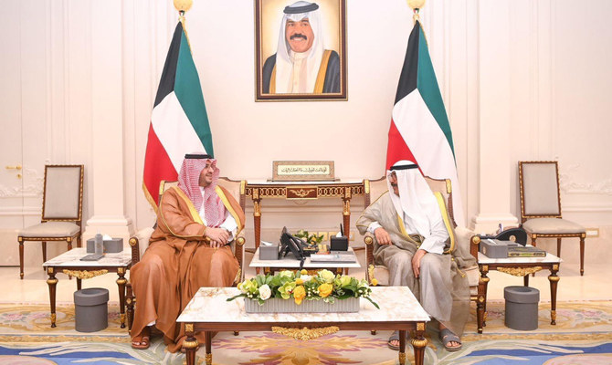 Kuwait’s crown prince receives Saudi minister of state