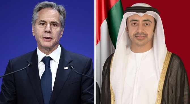 UAE foreign affairs minister in call with US’ Blinken 