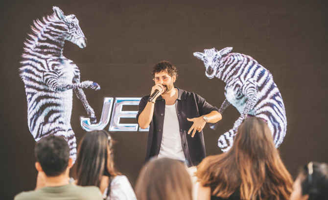 Jeed performing at Cannes Lions international Festival of creativity in June. (Supplied)