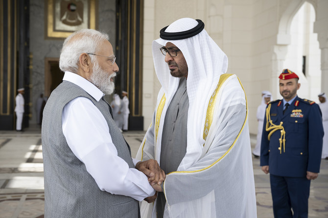 UAE president holds bilateral talks with Indian PM