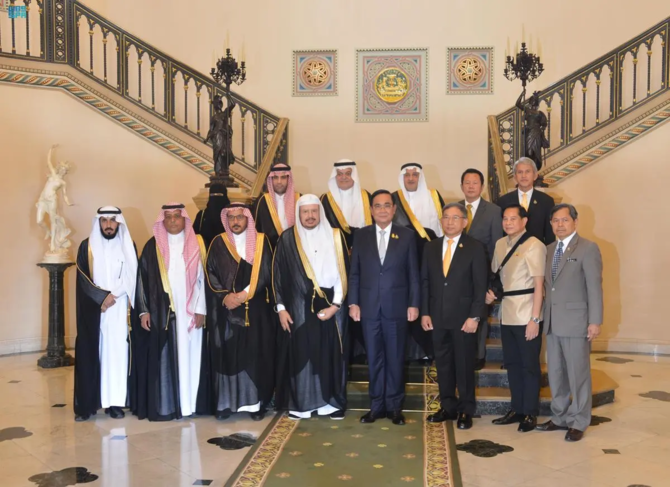 Saudi Shoura Council speaker meets Thai prime minister