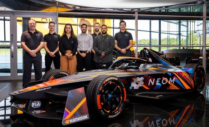 NEOM McLaren Formula E Team unveil world’s first generative AI-designed livery in motorsport