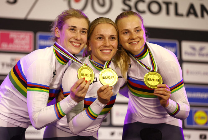 World-beating Germany retain team sprint title at cycling world championships