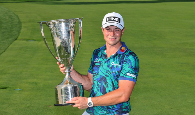 Hovland sets Olympia Fields record with 61 to win BMW Championship