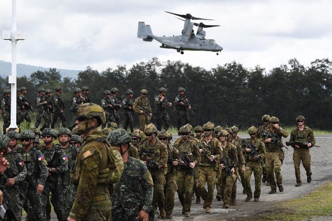 Philippine, Australian troops practice retaking island in South China Sea drill