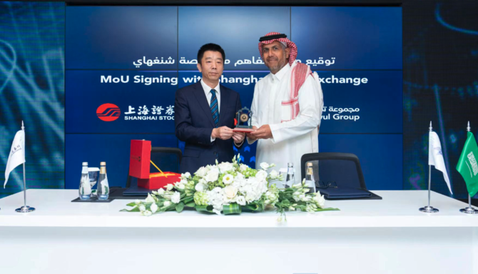 Saudi Tadawul Group, Shanghai Stock Exchange sign agreement to boost cooperation  