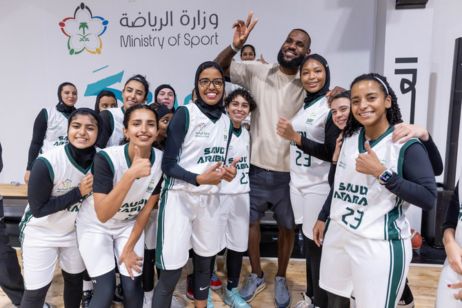 LeBron James makes young Saudi players starry-eyed during first country visit