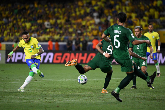 Neymar breaks Brazil’s goal-scoring record in 5-1 win in South American World Cup qualifying