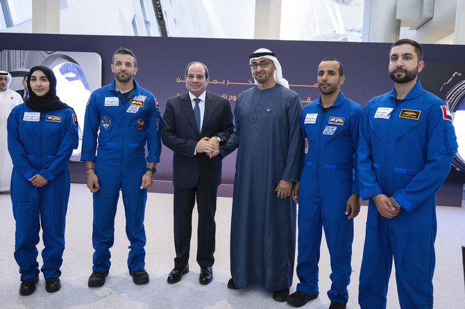 Egypt president congratulates UAE space mission during visit to Abu Dhabi
